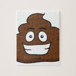 funny poop emoji jigsaw puzzle