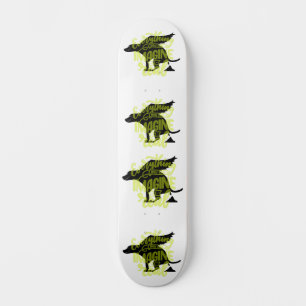 Funny Pooping Flying Dog  Skateboard