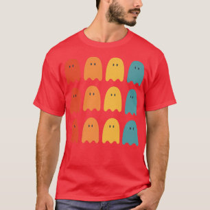 Funny Pop Art GHOULS Preppy Halloween Groovy Candy T-Shirt