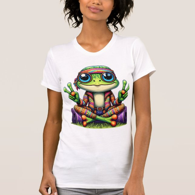 Funny Pop Frog T-Shirt (Front)