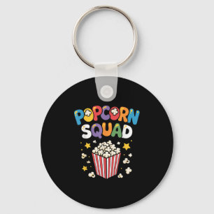 Funny Popcorn Art For Men Women Kids Pop Corn Popc Key Ring