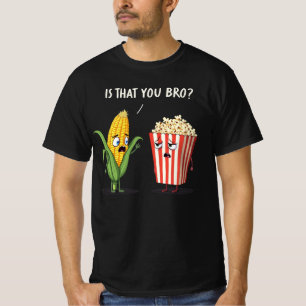 Funny Popcorn Cute Kawaii Style Popped Pop-Corn T-Shirt