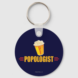 Funny Popcorn Key Ring