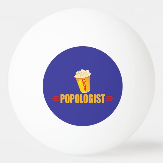 Funny Popcorn Ping Pong Ball (Front)