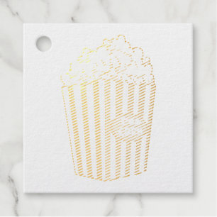 Funny Popcorn, Popcorn Gifts, Movie Lover  Favour Tags