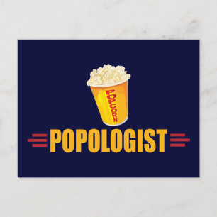 Funny Popcorn Postcard