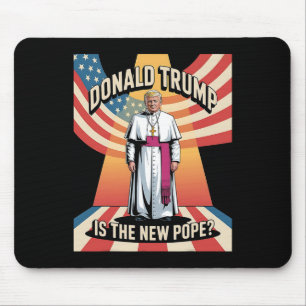 Funny Pope And President Donald Trump3 Mouse Pad