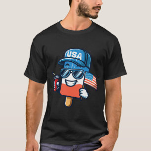 Funny Popsicle 4th Of July Shirt Patriotic America