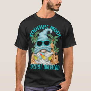 Funny Popsicle Summer Gnome Under Palm Trees And S T-Shirt
