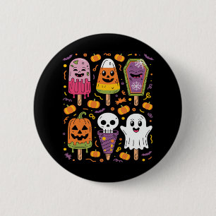 Funny Popsicle Summer Horror Halloween IceCream Su 6 Cm Round Badge