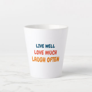 funny positive quote inspiring love life saying latte mug