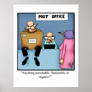 Funny Post Office Mail Humour Poster