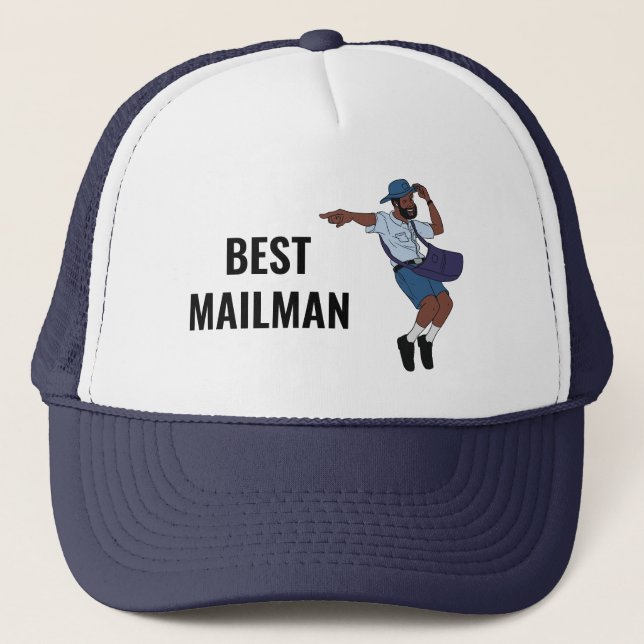Funny Postal Worker Dancing Appreciation Hat (Front)