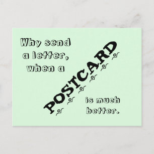 Funny Postcard, Great For Postcrossing, Postcard