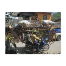 Funny Postcard | Heavy Load