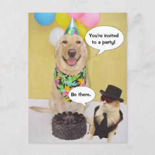Funny Postcard Invitation