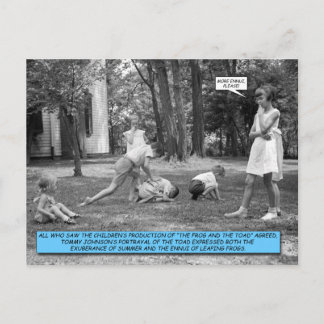 Funny Postcard - Leapfrog