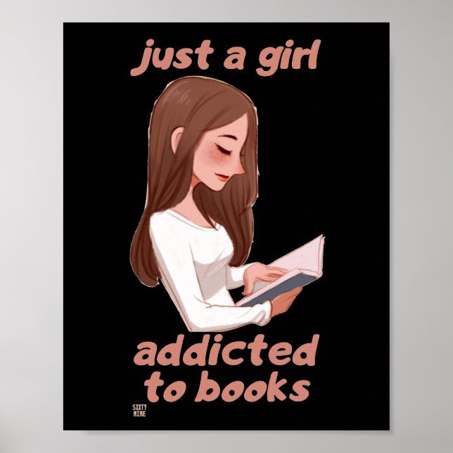 funny poster  "JUST A GIRL.." (Front)