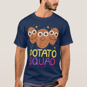 Funny Potato Squad For Men Women Cool Vegetarian T T-Shirt