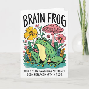 Funny Pots Syndrome Brain Frog Dysautonomia Awaren Card