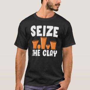 Funny Pottery Gift For Men Women Cool Ceramic Clay T-Shirt