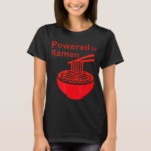 Funny powered by ramen noodle japanese food lover T-Shirt
