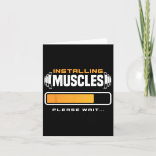 Funny Powerlifting Weight Training Lifting Card