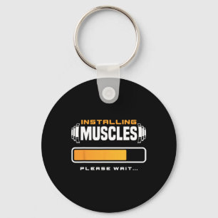 Funny Powerlifting Weight Training Lifting  Key Ring