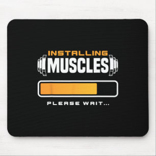 Funny Powerlifting Weight Training Lifting Mouse Pad