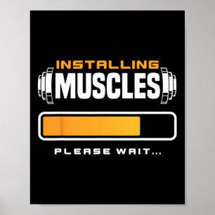 Funny Powerlifting Weight Training Lifting Poster