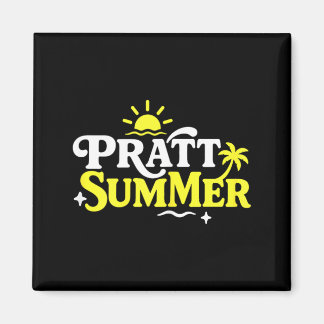 Funny Pratt Summer Graphic Design Magnet