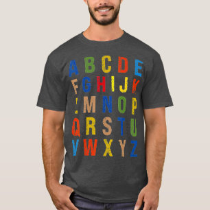 Funny Pre K Kindergarten Hi Alphabet Back To Schoo T-Shirt