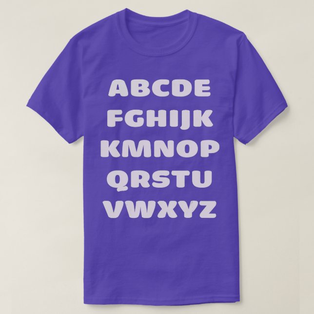 Funny Pre K Kindergarten Hi Alphabet Back To Schoo T-Shirt (Design Front)