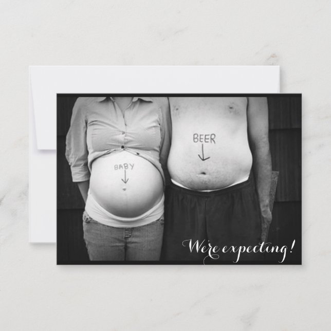 Funny Pregnancy Announcement (Front)