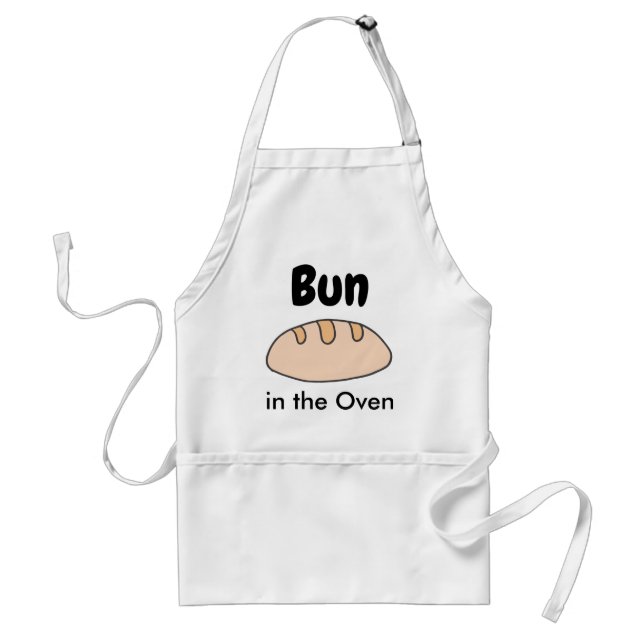 Funny Pregnancy Bun in the Oven Standard Apron (Front)