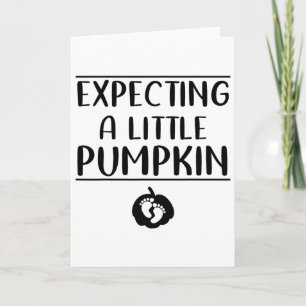 Funny Pregnancy Thanksgiving Graphic Tee Expecting Card