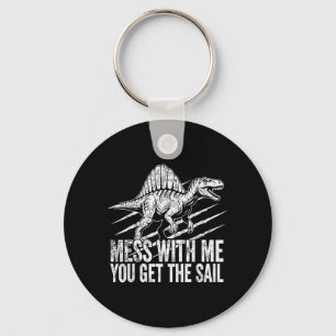 Funny Prehistoric Sail Raptor Spinosaurus Dinosaur Key Ring
