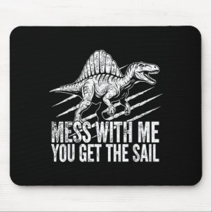 Funny Prehistoric Sail Raptor Spinosaurus Dinosaur Mouse Pad