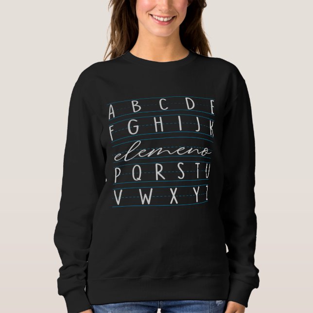 Funny Preschool Alphabet Shirt (Front)