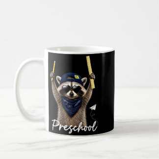 Funny Preschool Racoon First Day Of Back To Coffee Mug