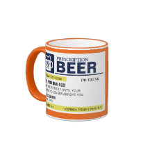 Funny Prescription Beer Mug