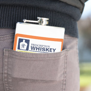 Funny Prescription Whiskey Hip Flask