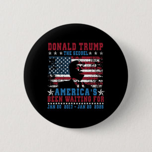 Funny President Donald Trump Inauguration Day 2025 6 Cm Round Badge