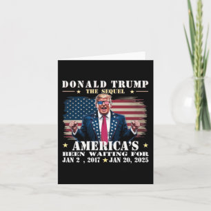 Funny President Donald Trump Inauguration Day 2025 Card