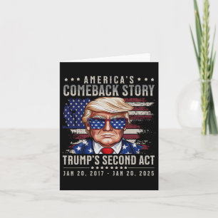 Funny President Donald Trump Inauguration Day 2025 Card