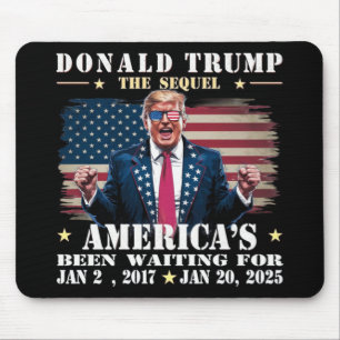 Funny President Donald Trump Inauguration Day 2025 Mouse Pad