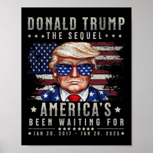 Funny President Donald Trump Inauguration Day 2025 Poster
