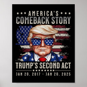 Funny President Donald Trump Inauguration Day 2025 Poster