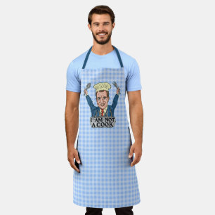 Funny President Richard Nixon I am Not a Cook Apron