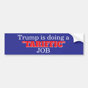 funny President Trump Bumper Sticker